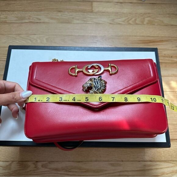 Gucci Med Rajah Red Shoulder Bags - Picture 11 of 16